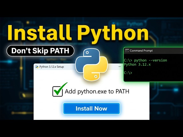 How to Install Python on Windows 10/11 (2026) — Quick & Easy