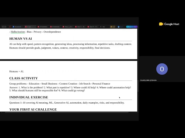 Introduction to Ai Automation - Buildlab Cohort 1.0