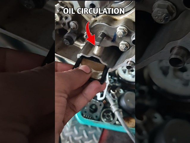 bike engine oil circulation explain | #shorts #automobile #bikerepairtodey