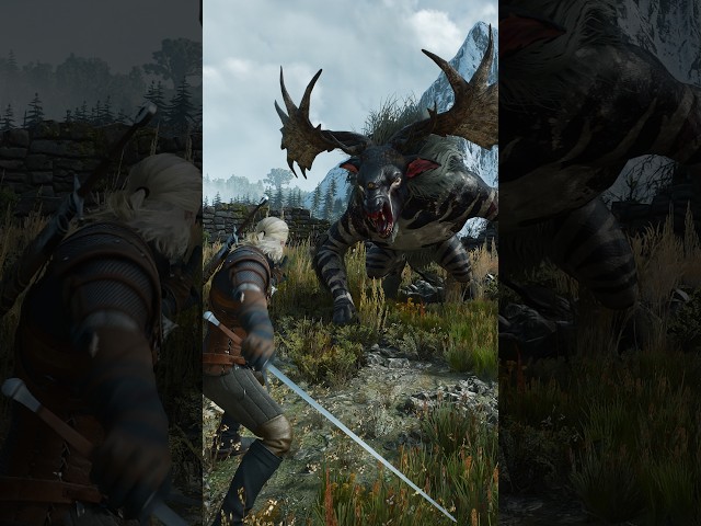Modernized Combat in The Witcher 3 — Remastered #TheWitcher3 #TheWitcher #REDStreams