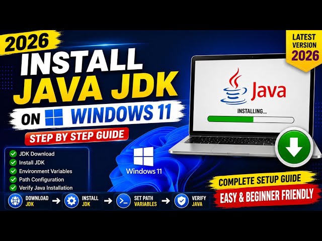 How to Download & Install Java JDK 2026 | Java Development Kit Setup for Beginners | Complete Guide