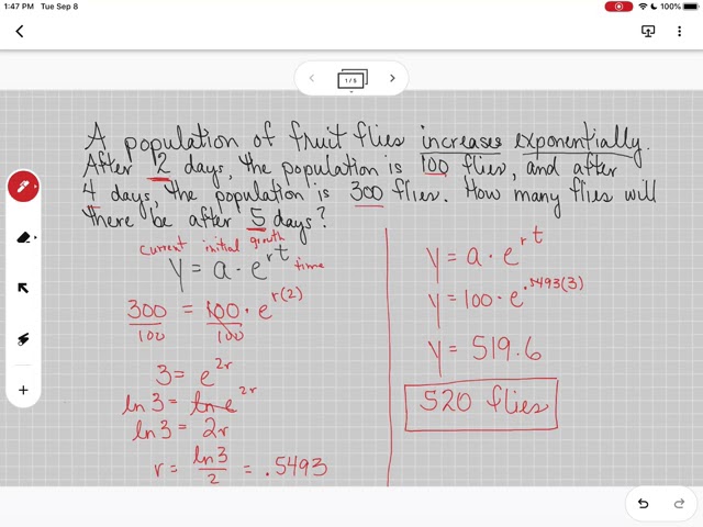 Solving Word Problems with Logarithms