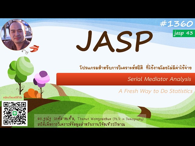 JASP 43: Serial mediation analysis