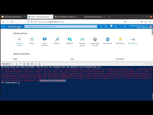 AZ 500 Module 4: Lab 1-Azure Monitor - Collect data from an Azure virtual machine with Azure Monitor