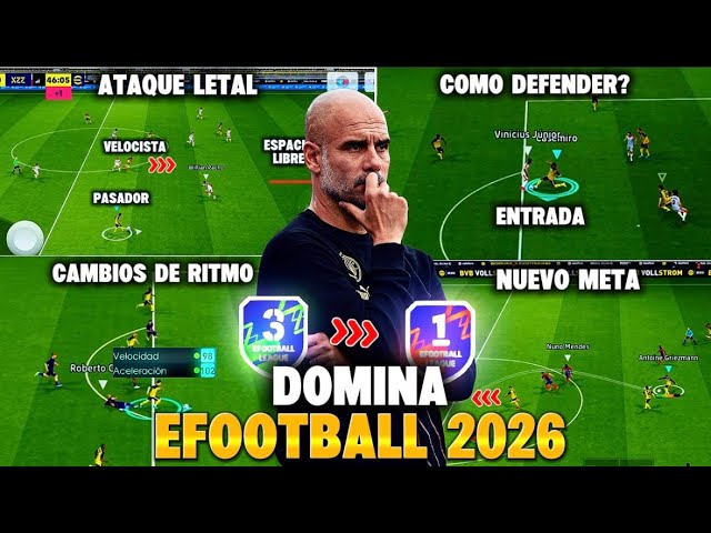 CONSEJOS Y SECRETOS PARA MEJORAR EN EFOOTBALL 2026 ✅ APRENDE A DEFENDER, ATACAR Y MÁS !!!