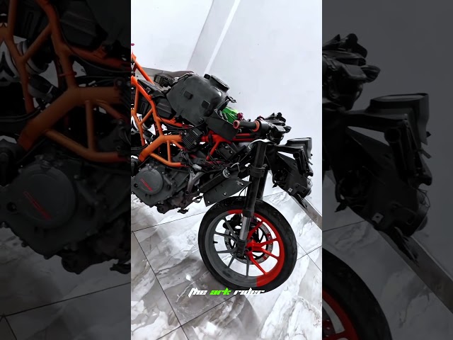 Finally new blue colour modified RC 390 💙💥 Ktm RC bs3 🚀📈 #rc390 #ytshorts #shorts #viralshorts