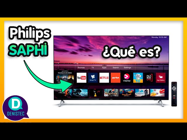 How Saphi works on a Philips Smart TV | Apps and Tests ✅