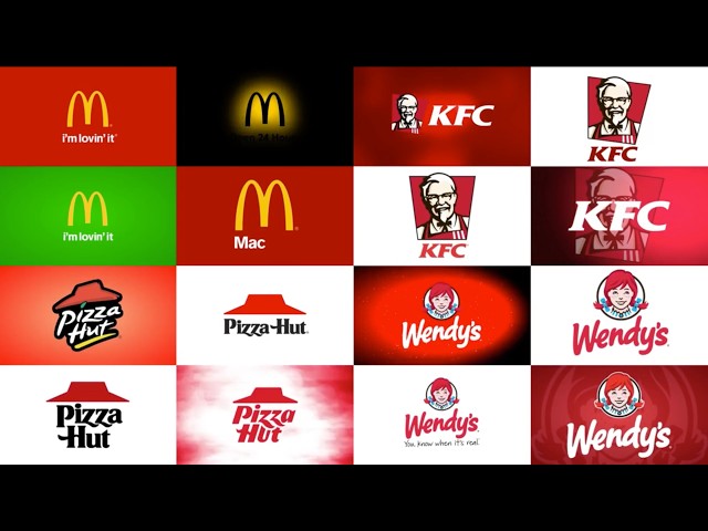 Battle of the Logos - ONLY FOOD! Top 12 Logo Animations in Four Versions! (Combined Ending)