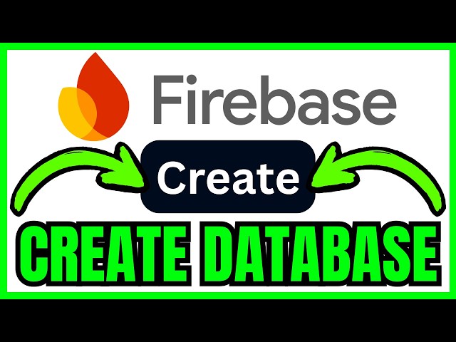 How To CREATE DATABASE In Firebase (QUICK & EASY) 2026
