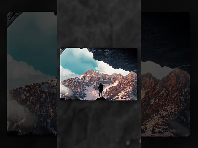 Figma parallax website #uidesign #uxdesign #figma #explore #landingpage