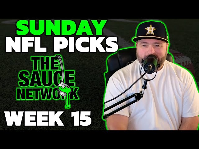 NFL Sunday Picks - Week 15 with Kyle Kirms