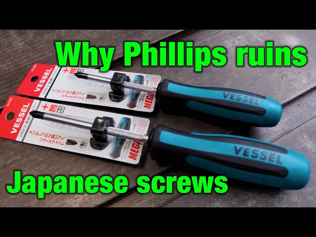 Por qué los destornilladores Phillips destruyen los tornillos japoneses