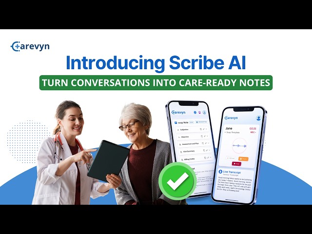 Carevyn AI Medical Scribe Demo 2026 | HIPAA-Compliant Ambient AI for Healthcare