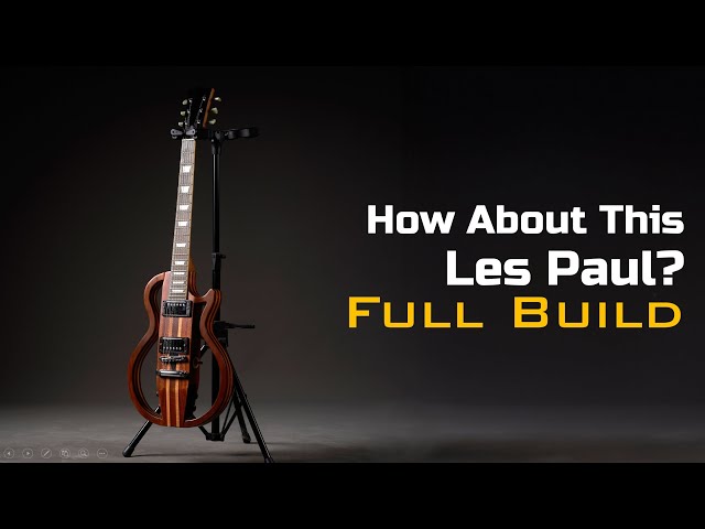 I Built a Futuristic Les Paul Guitar From Scratch (Full Build)
