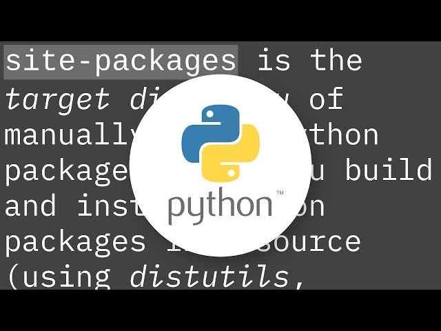 What is python's site-packages directory?