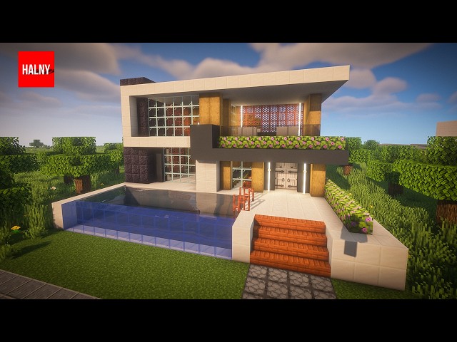 How to make a modern house in minecraft