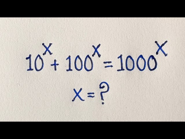 Sharp Math Olympiad Questions | Can you solve this exponential math olympiad question? 