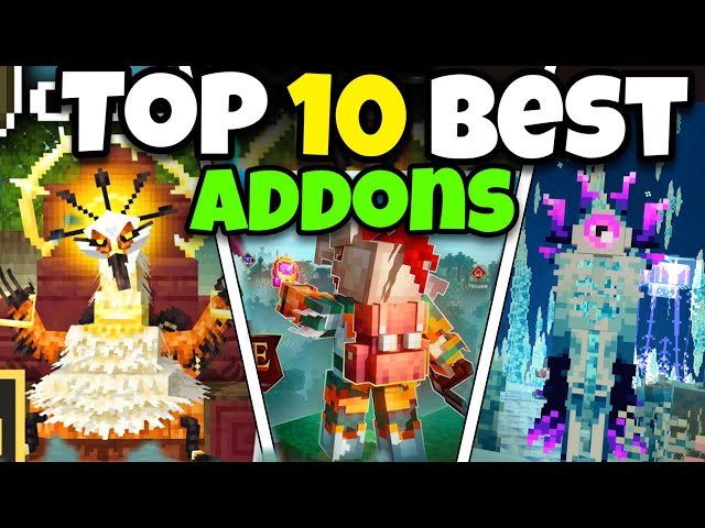 Top 10 BEST Minecraft Addons To Make The GREATEST MODDED World!