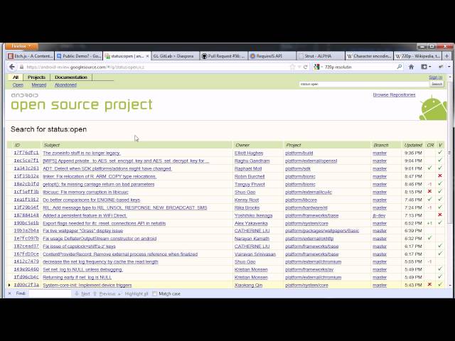 Code Review - Gerrit, GitHub, GitLab