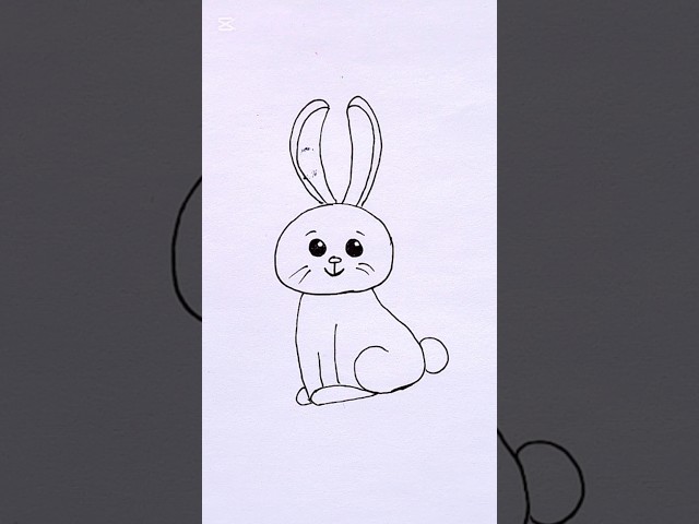 INNOCENT RABBIT 🐇🐰 DRAWING...#rabbit #shorts #drawing #quickdrawing #viral #drawingtutorials #art