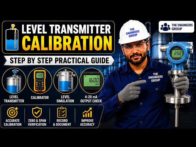 🔥 Level Transmitter Calibration | Step-by-Step Practical Guide | 4–20 mA | Instrumentation