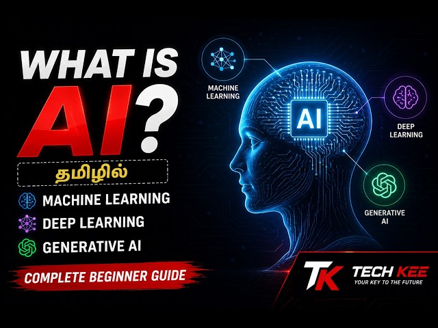 What is Artificial Intelligence (AI)? | Machine Learning, Deep Learning & Gen AI Explained in Tamil