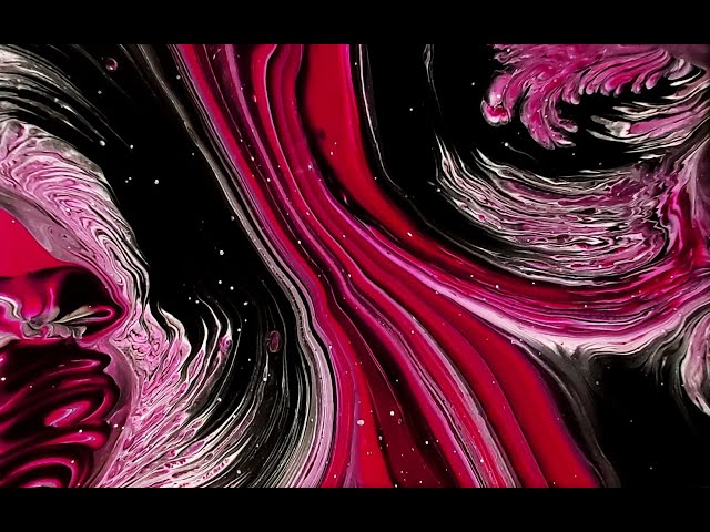 219 STRAIGHT POUR over CUP BOTTOM #AcrylicPouring #CreateWithMe