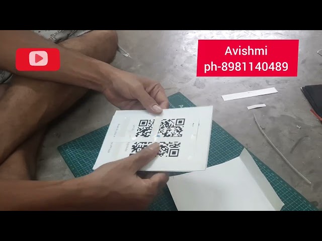 QR Code Stand Making Full Video | Step by Step DIY QR Code Stand Tutorial