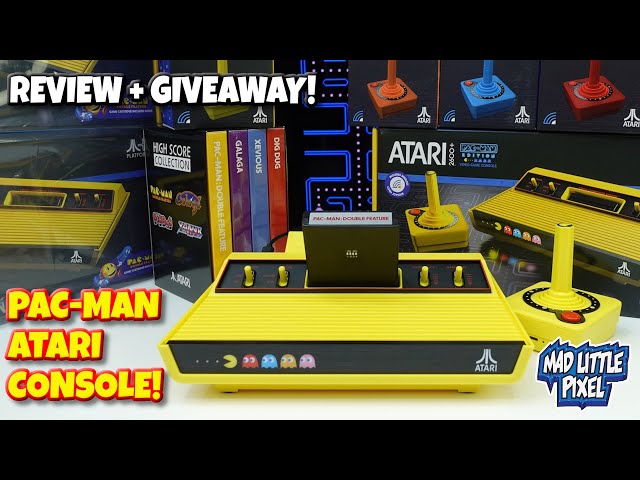 This Is AWESOME! Atari 2600+ Pac-Man Edition Console & Namco 7800 Cartridges! (Unboxing & Review)