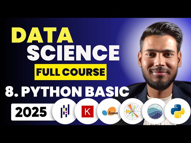 Lecture 8: Python Basics through Visualization | Data Science Full Course in Hindi
