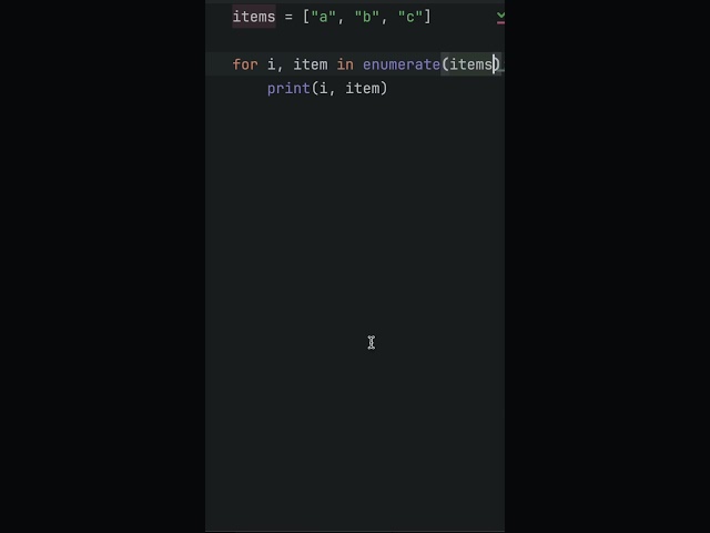 Stop Writing Manual Counters. Use This Python Feature. #coding #python #programming