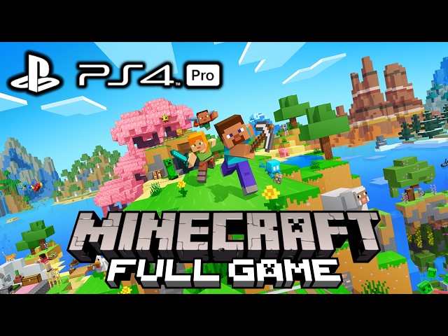 Ultimate Minecraft PS4 Pro Edition | FULL GAME Playthrough | No Commentary