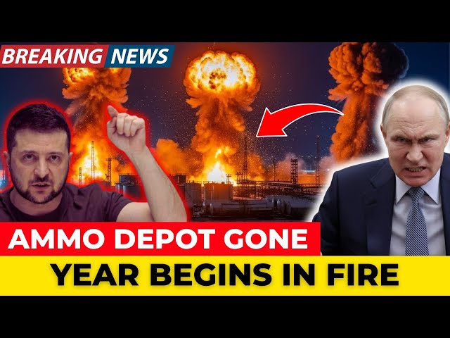 Ukraine Opens 2026 With a Strike — Russia’s Ammunition Depot Goes Up in Flames