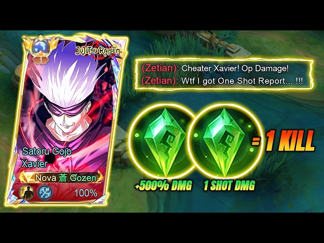 GLOBAL XAVIER BEST 1 HIT BUILD 2026!! (100% BROKEN) - MLBB