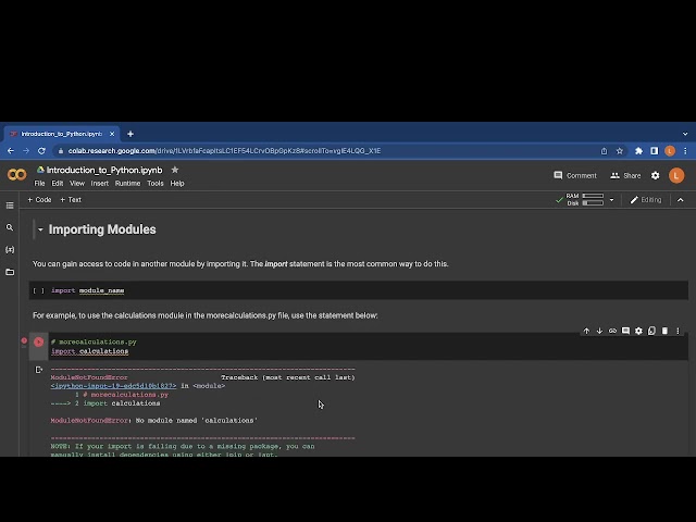 Introduction to Python - Modules