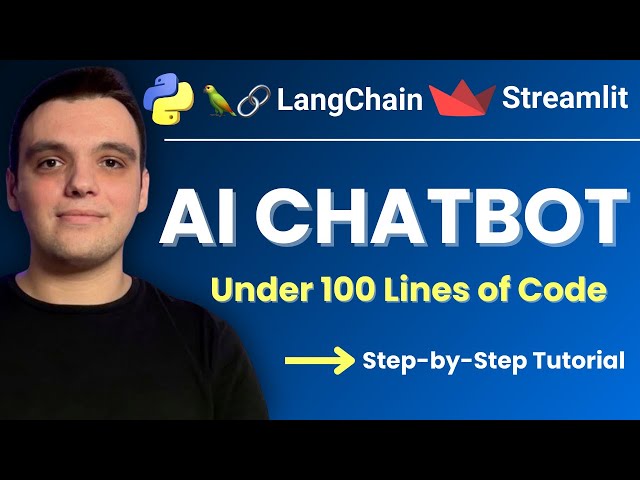 How to Build an AI Chatbot in Python with LangChain & Streamlit (Under 100 Lines of Code!)
