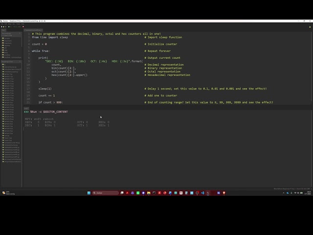 #126 CombinedCounter in MicroPython
