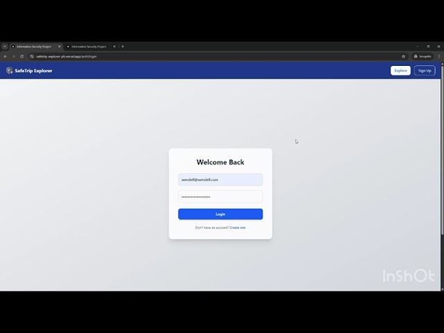 Building a Secure Full-Stack Web Application | SafeTrip Explorer PH (Academic Project)