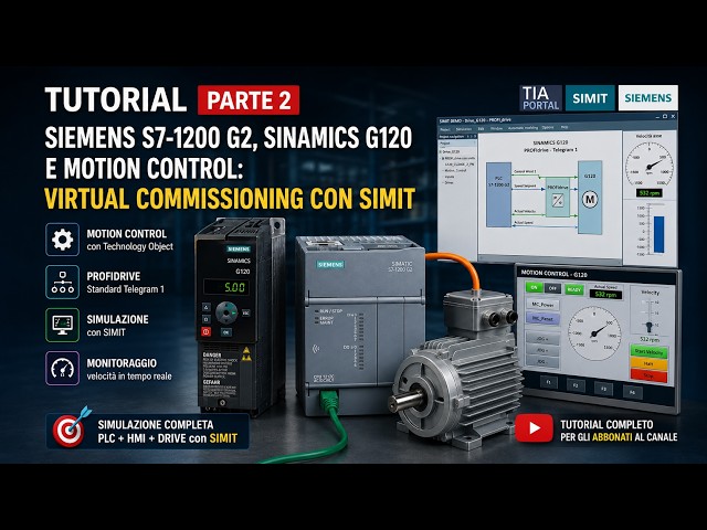 MC-G2_Part 2-TIA Portal V21 PLC 1200 G2 with Motion Control and technological object simulation i...