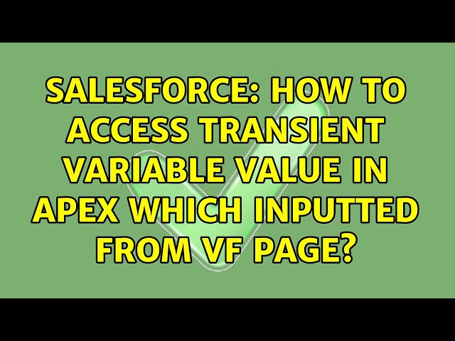 Salesforce: How to access transient variable value in apex which inputted from vf page?