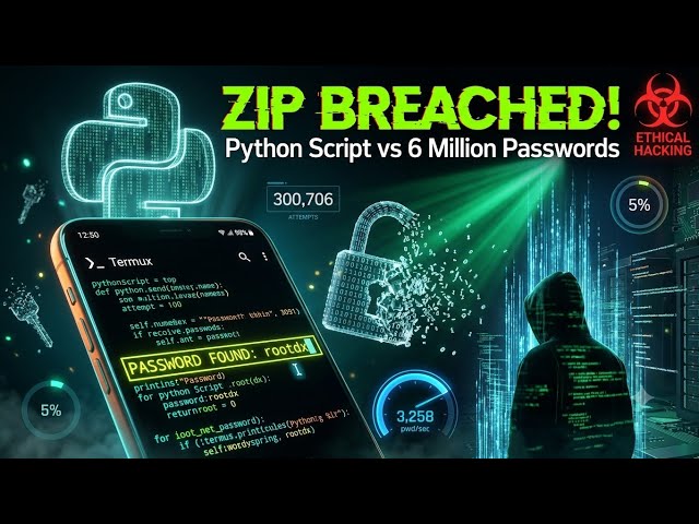 How to Crack Files with Python (Hack file password using python)