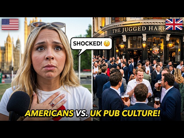 Americans STUNNED By UK Pub Culture