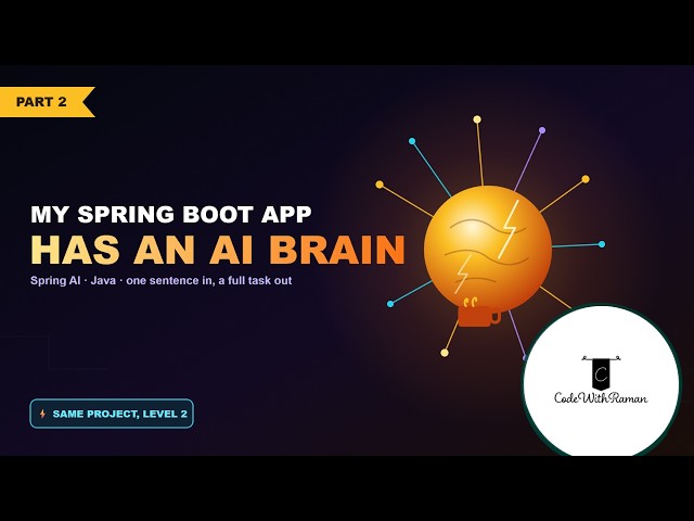 Part 2 My Spring Boot App Can Now Read Your Mind (Spring AI) #new #video