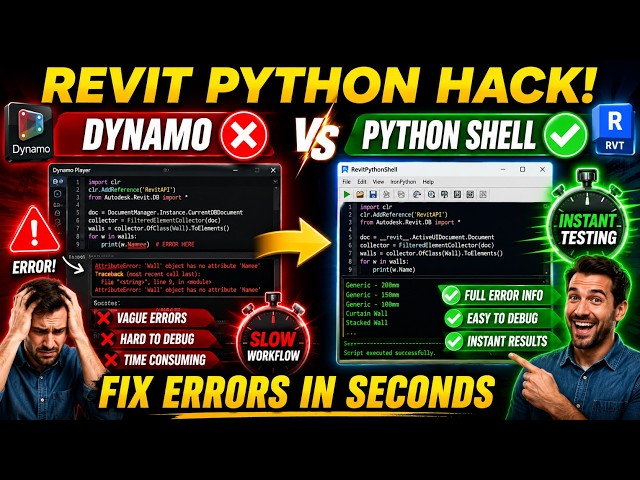 Revit Python Hack! - Revit Python Shell - Easy to use
