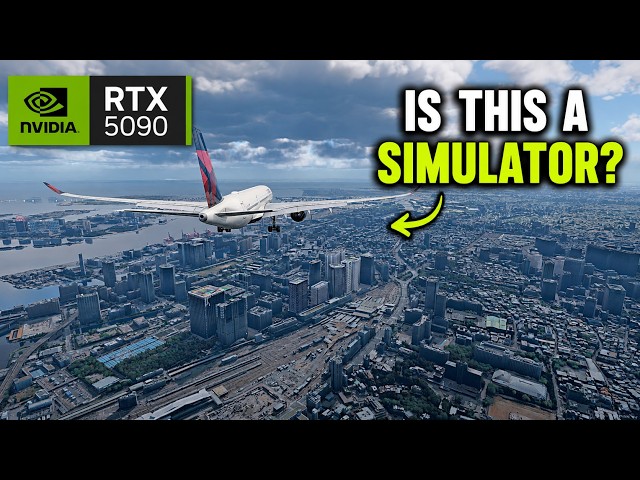 Flight Simulator 2024+RTX5090 | Airbus A350 | Atlanta → Tokyo