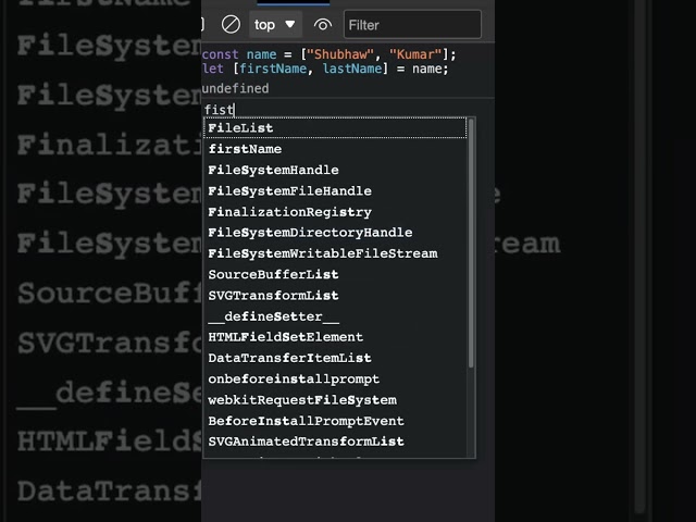 Simplify Your Code with Array Destructuring in JavaScript #coding #javascript #tutorial #shorts
