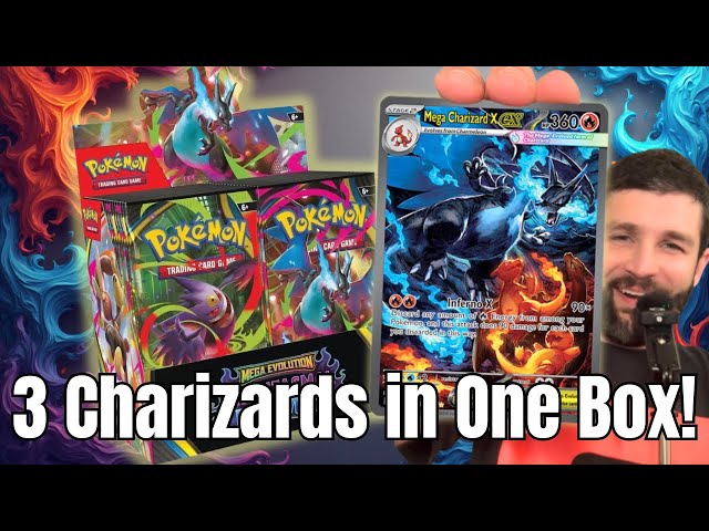 I Pulled THREE Charizards in ONE Phantasmal Flames Box! 🔥🔥🔥