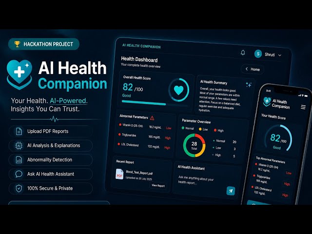 Built an AI that Explains Your Blood Report | AI Health Companion 🩺 | AI Hackathon Project