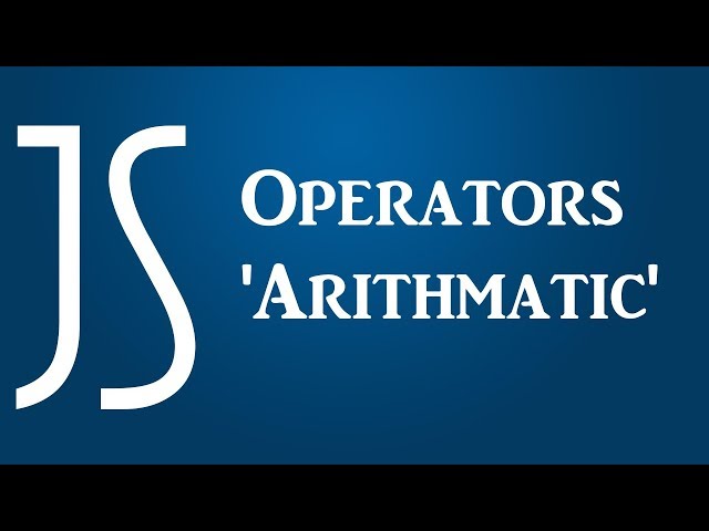 Javascript - Operators - Arithmatic