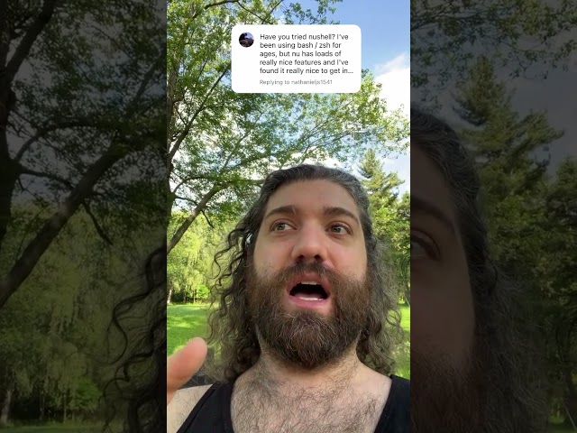 my experience with nushell and my concerns about cross-platform support for shells with inbuilt